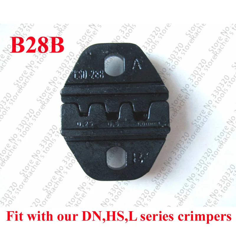 

B28B crimping dies jaws set for open barrel terminals dupont connector