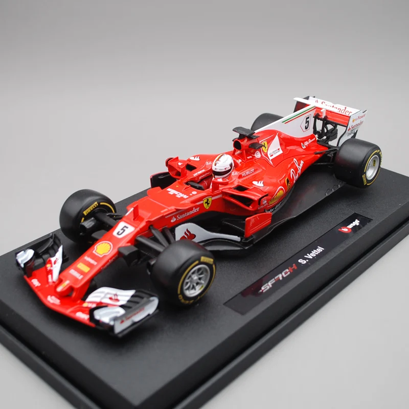 

1:18 Ferari F1 2017 SF70 H Vettel No. 5 имитация гоночной модели украшения