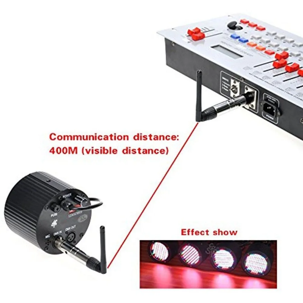 DMX512 2 4G беспроводной передатчик приемник лазерный свет контроллер для