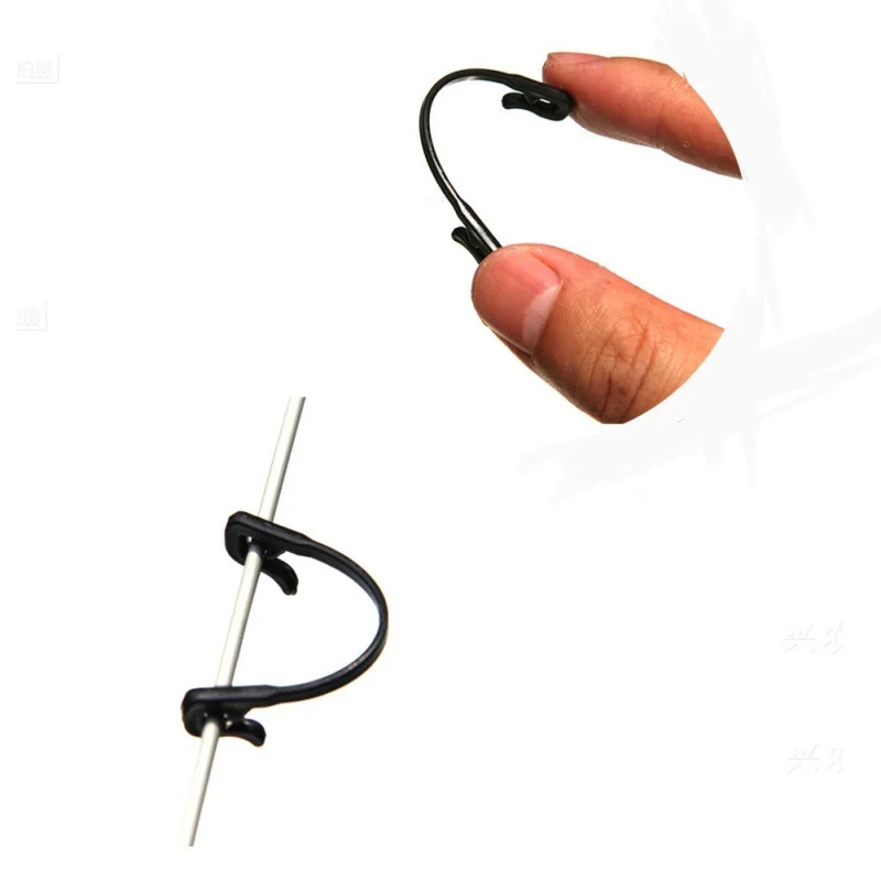 100 шт. садовое растение лозы и пряжками фиксированный крюк для крепежной ленты