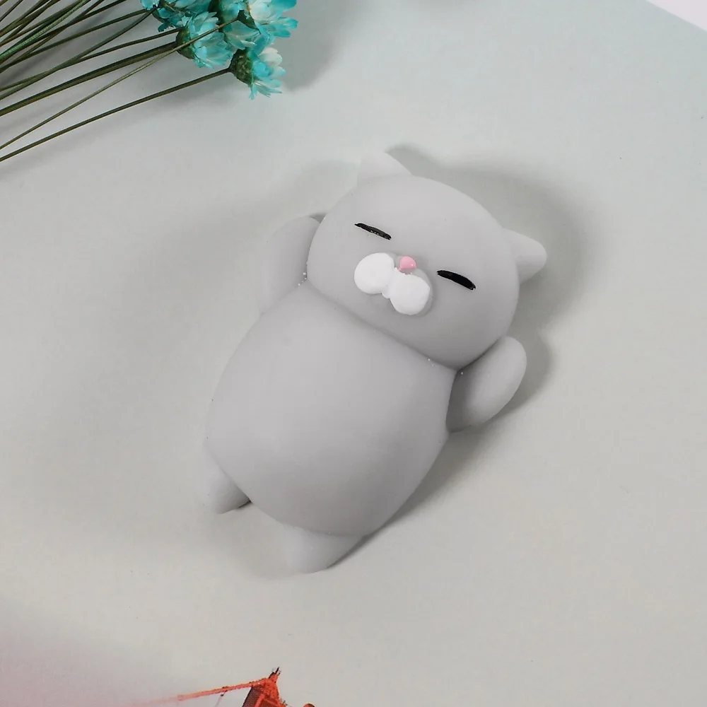 Dulcii Kawaii милые мини мягкие силиконовые антистресс игрушки Fidget ручной сжимающий