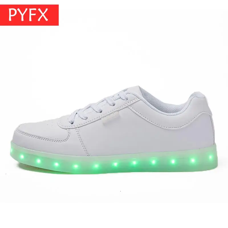 Маленькая белая обувь женская летняя для танцев разноцветная светящаяся отдыха