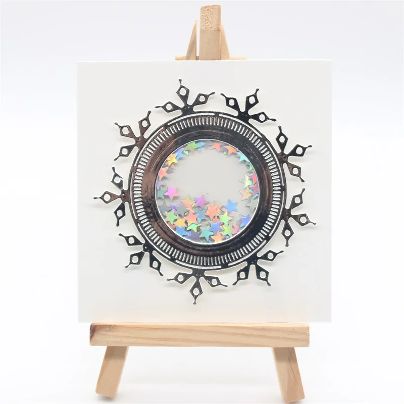 KSCRAFT Снежинка Doily трафареты для резки металла DIY Скрапбукинг/фотоальбом