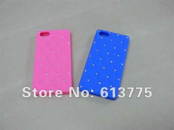 DHL Free shipping bling star Design silicone case for iphone 5 5G with Luxury Bling Crystal Diamond soft iphone5|case i9000|case equipmentcase sony