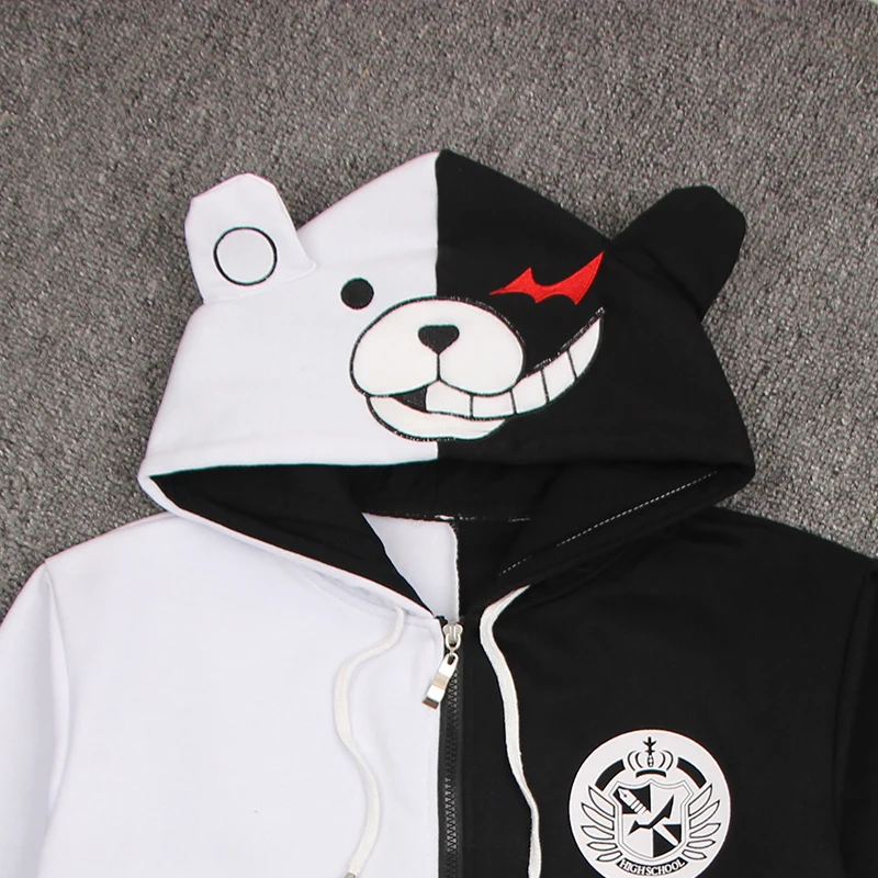 Тонкое пальто Dangan Ronpa monokuma унисекс толстовки и свитшоты одежда мужская верхняя