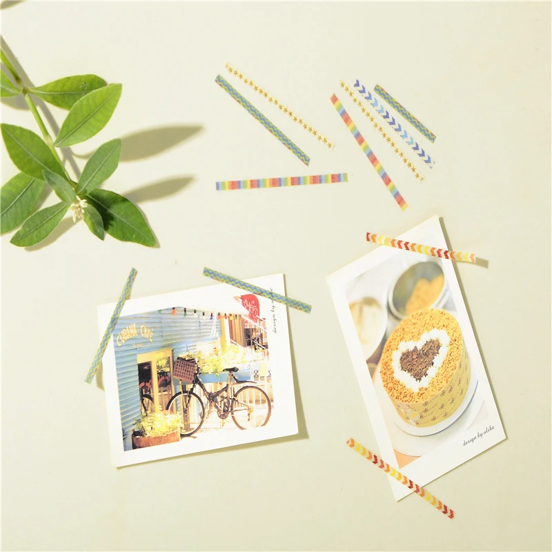 Клейкая лента для скрапбукинга AAGU 16 шт./лот 3 мм * 5 м|skinny washi tape|pattern tapewashi tape |