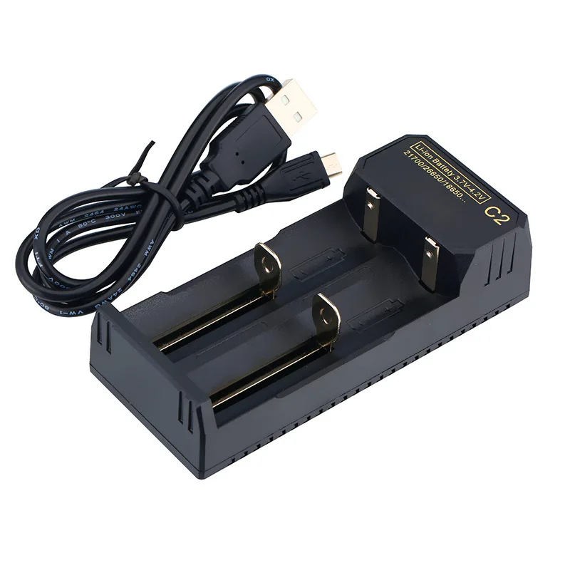 Зарядное устройство USB 5 В 2 А литий-ионный аккумулятор для 3 7 18650 16340 14500 26650 зарядка