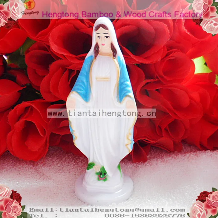 Бесплатная доставка 2 искусственных пластиковых статуэтки Святого статуя