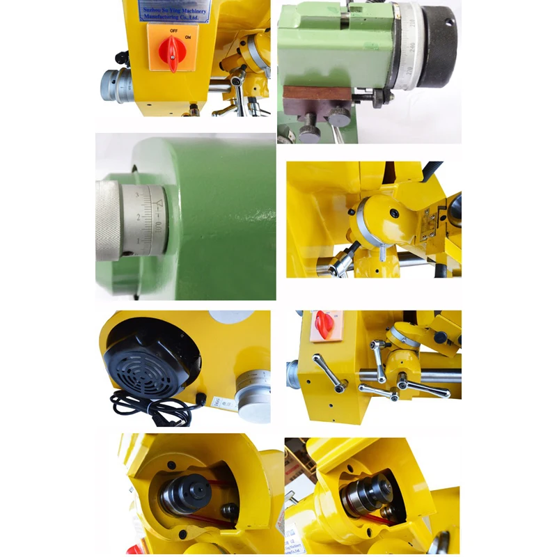 CE U2 220V R8 Collets фрезерный станок Универсальный резак точильный инструмент для