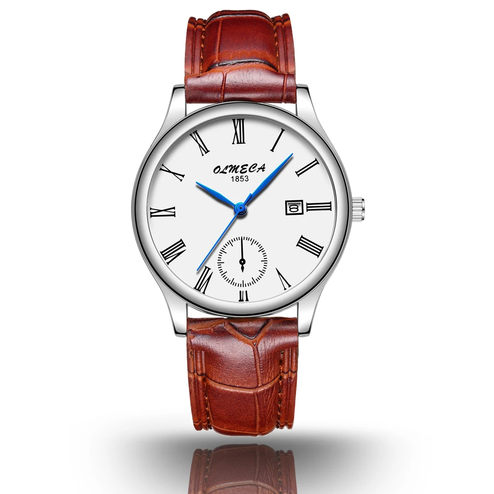 Fashion Casual Big Dial Date Clock Men's Quartz Wristwatches Calendar Relogio Masculino PU Leather Strap Business Watch
Fashion Casual Big Dial Date Clock Men's Quartz Wristwatches Calendar Relogio Masculino PU Leather Strap Business Watch
