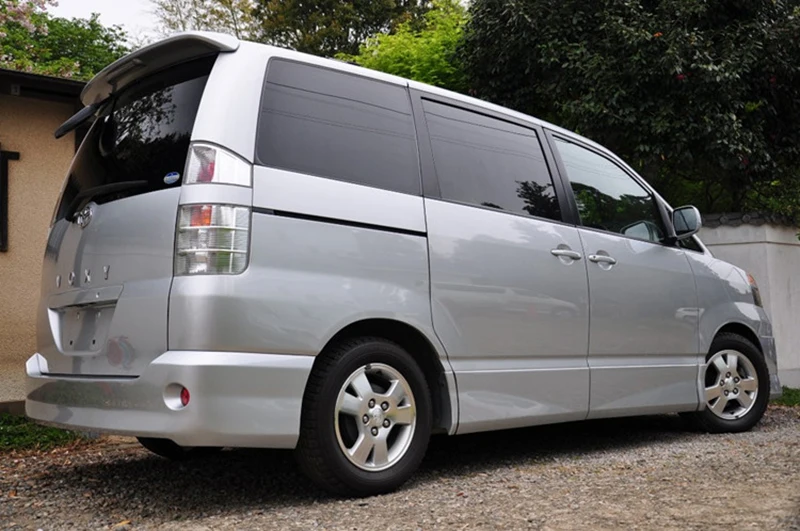 Для Toyota Noah/Voxy 2007-2012 заднее крыло спойлер белый или черный или праймер DIY Цвет ABS спойлер из материала