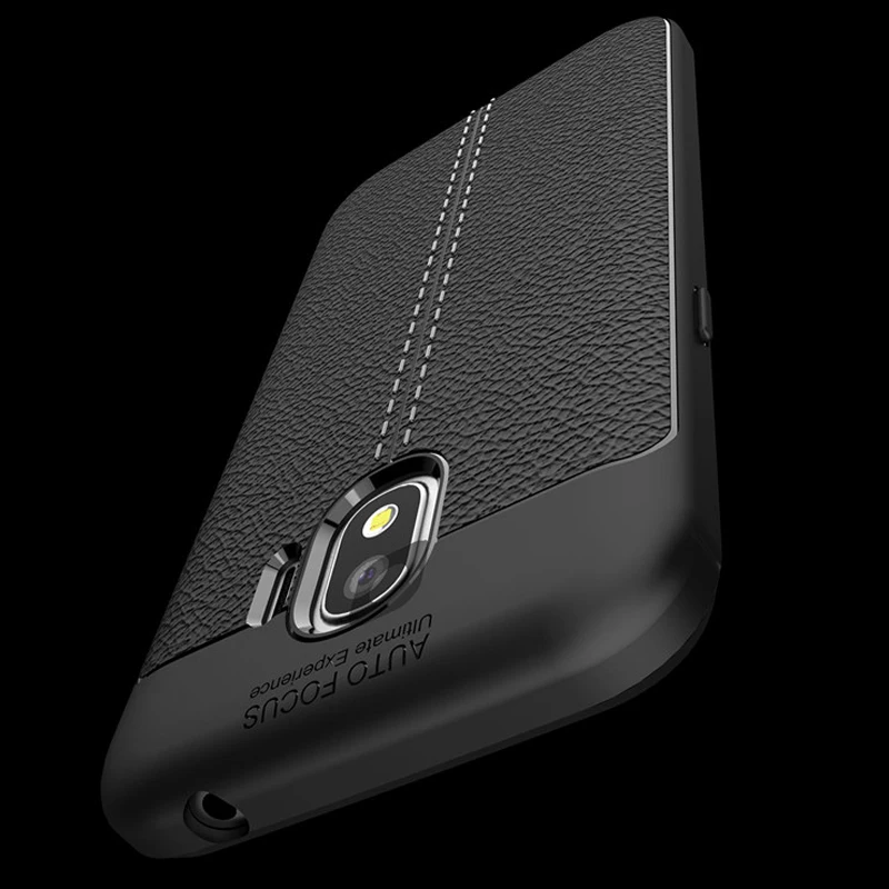 Роскошная мягкая задняя крышка YUETUO из ТПУ для телефона etui coque cover case for samsung galaxy j4 2018