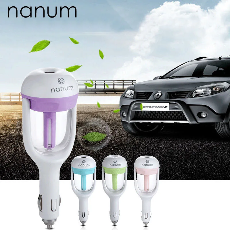 

nanum 12V Car air freshener Humidifier Air Purifier Aroma Diffuser Essential oil diffuser Aromatherapy Mist Maker Fogger