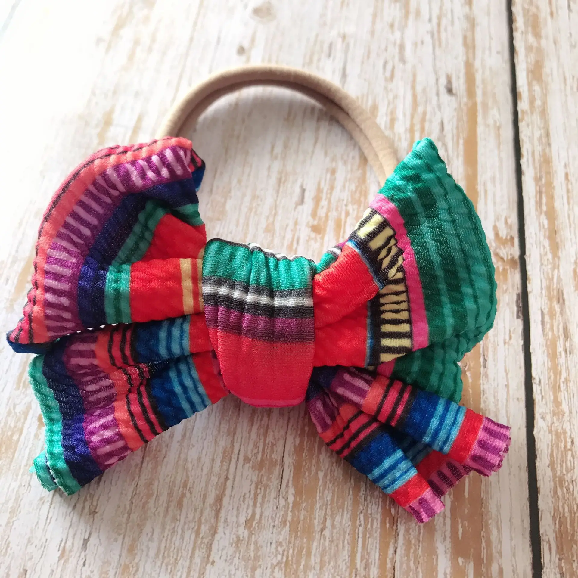 Детская повязка на голову бандо Bebe Fille для маленьких девочек новорожденных ткань