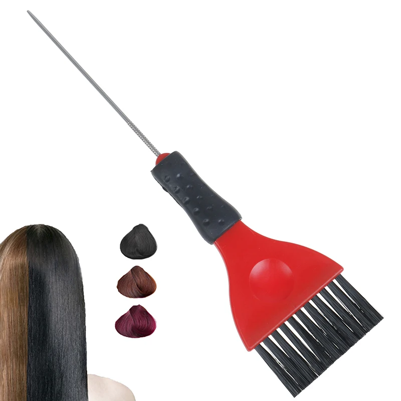 

1PC New Plastic Hair Dyeing Comb Salon Tinting Brush Barber Coloring Highlighting Brush DIY Styling Tools