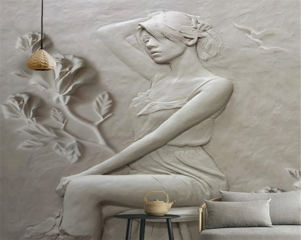 3D фотообои для украшения дома 3d стерео фон гостиной спальни ТВ дивана фрески фото