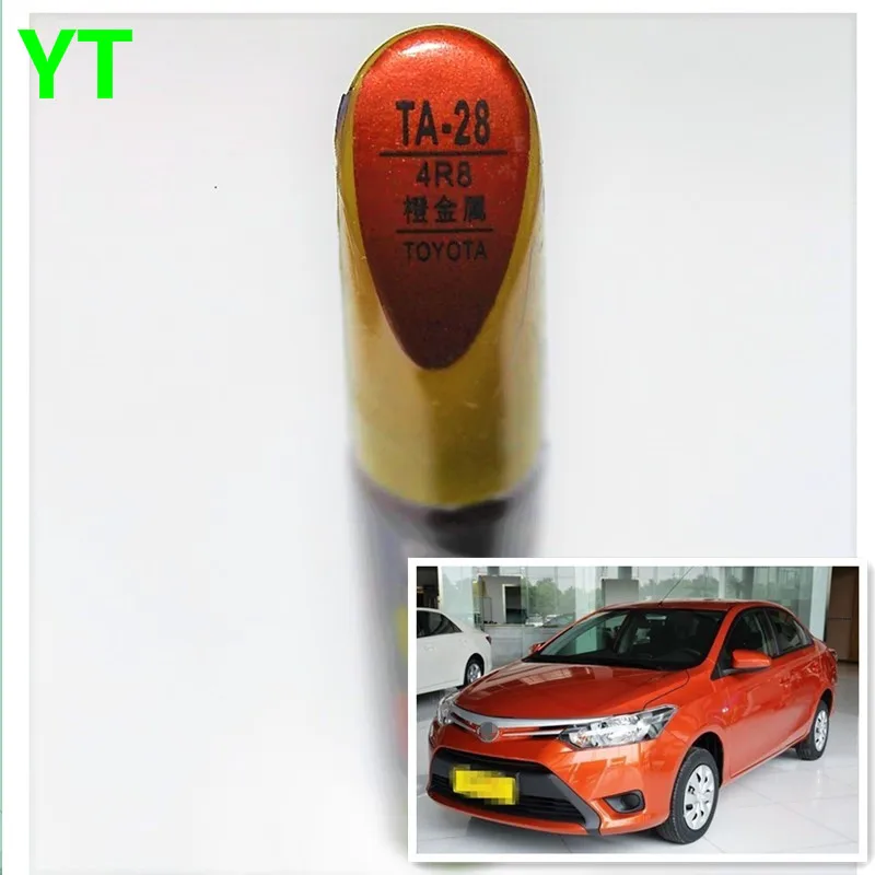 Ручка для ремонта царапин автомобиля ручка автокраски оранжевого цвета Toyota Vios