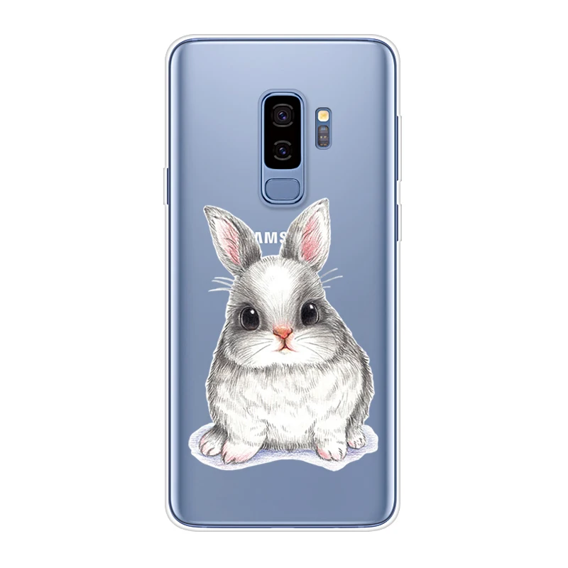 Чехол для Samsung Galaxy S9 Plus прозрачный силиконовый чехол с рисунком S9Plus + |