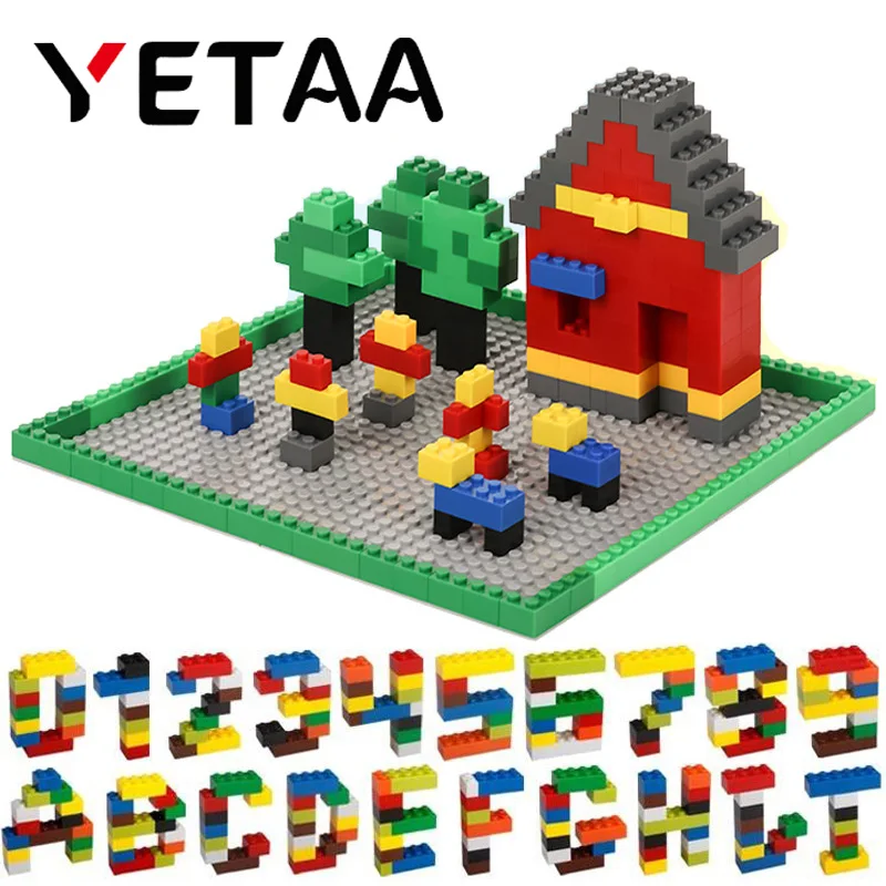 YETAA оптом несколько цветов Ассорти смешанные Строительные кирпичи Legoed DIY