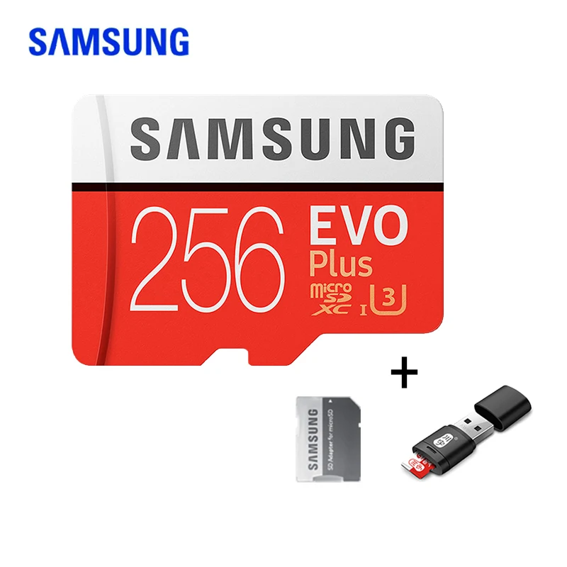 Карта памяти SAMSUNG класс 10 флэш TF Micro SD карта U3/U1 4K 256 ГБ 128 Гб 64 ГБ 32 ГБ 16 ГБ 100 МБ/с./с Microsd карта для мобильного телефона - Емкость: MC256G-KT5-C286