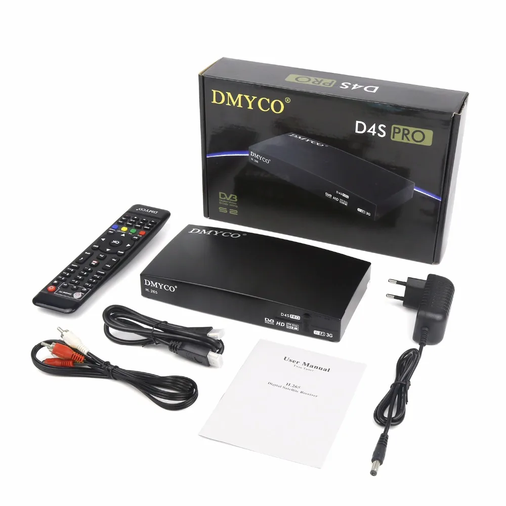 D4SPRO для Европы цифровой спутниковый ресивер HD 1080P двойной тюнер DVB S2 код рецептора