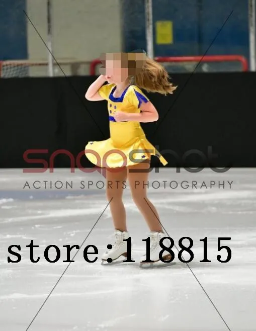 Одежда для фигурного катания 2017 г. Золотой костюм соревнований по фигурному