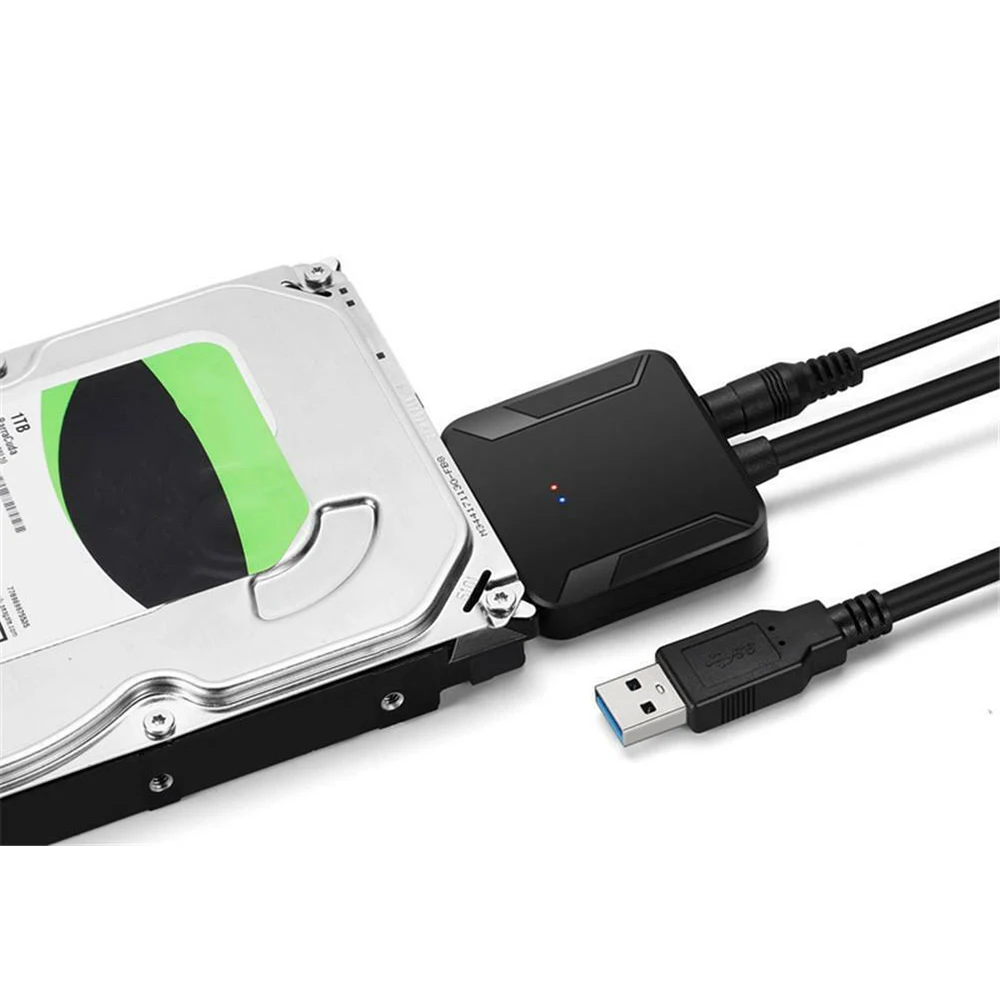 USB 3,0 до 2," 3,5" SATA SSD HDD жесткий диск адаптер кабель конвертер провод с USB кабель питания высокое качество для компьютера