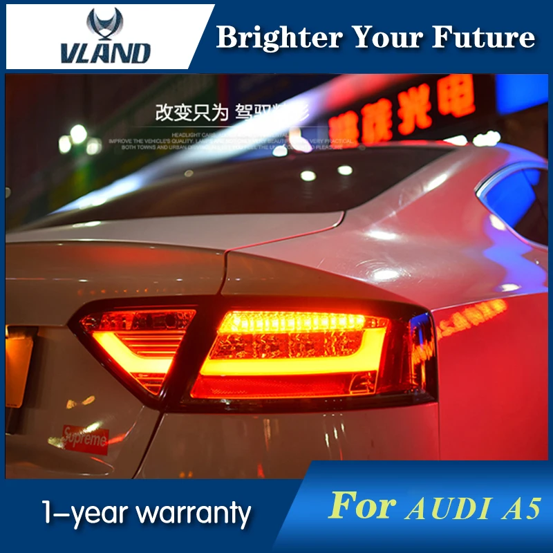 Для Audi A5 задний светильник s 2008 2016 светодиодный фонарь DRL + тормоз Парк сигнальный
