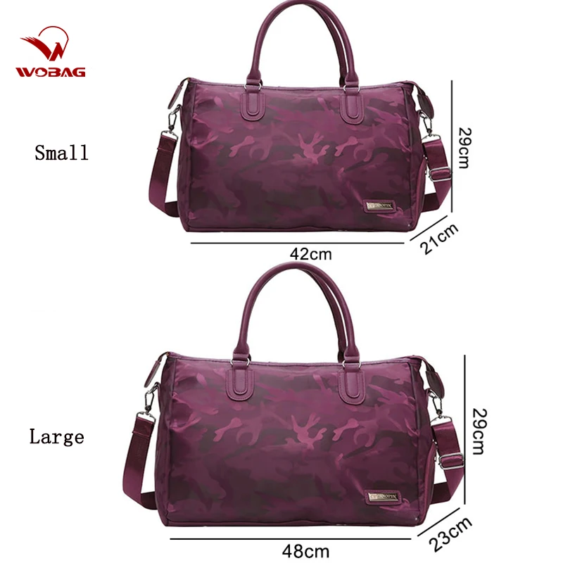 Wobag, модная Дорожная сумка на короткие расстояния, Оксфорд, водонепроницаемая, большая вместительность, мужская и женская спортивная сумка, камуфляжная, ручная сумка для багажа