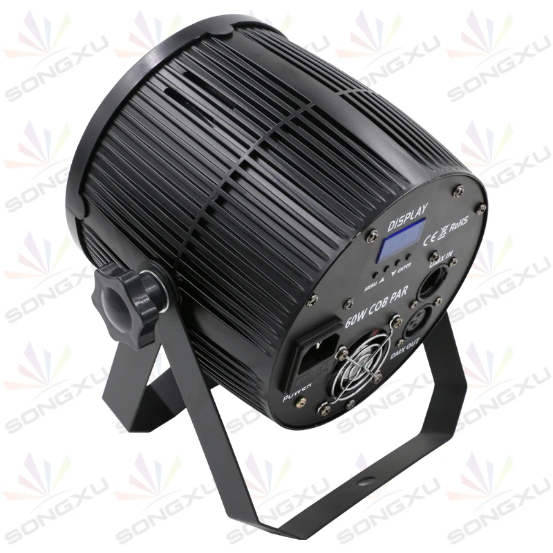 SONGXU 6 шт./лот 1X 60 Вт 3 в 1 RGB LED COB Par Light High Power Mute с красочным световым