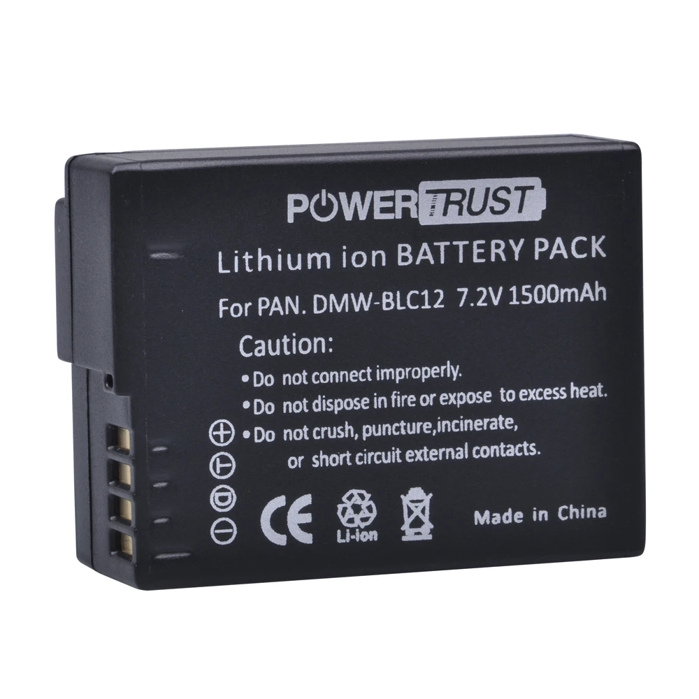 3 шт. батарея для фотоаппарата 1500 мАч|dmw blc12|blc12 batterydmw-blc12 battery |