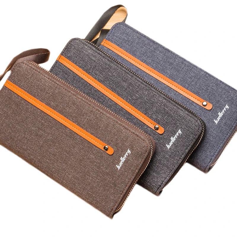 baellerry Rope Multi Card position Wallet fabulous Canvas Men's Europe Retro Casual long Soft Student | Багаж и сумки
