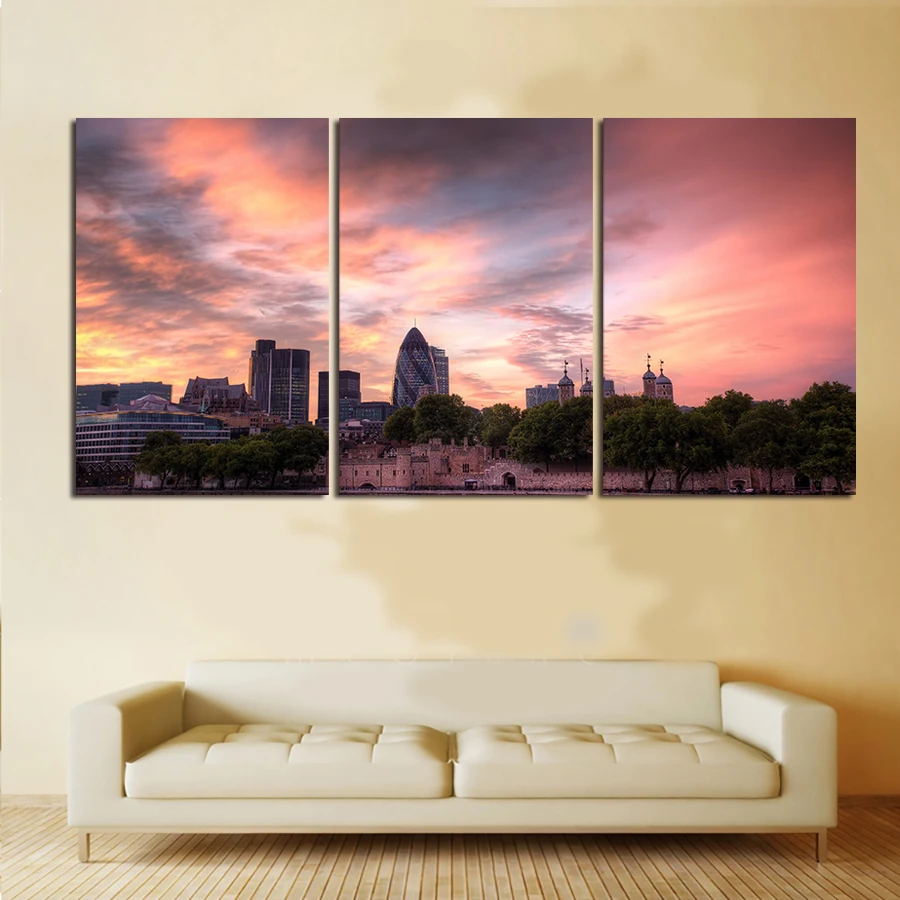 Новинка Лидер продаж роспись Абстрактная живопись на холсте красивый закат