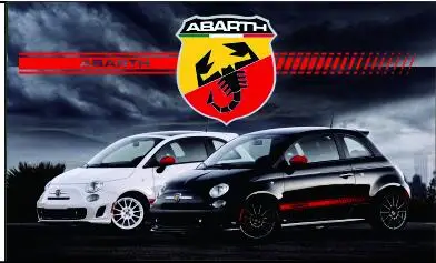 

Флаг Автомобиля На Заказ Флаг Fiat Abarth 3x5 футов баннер 100% полиэстер