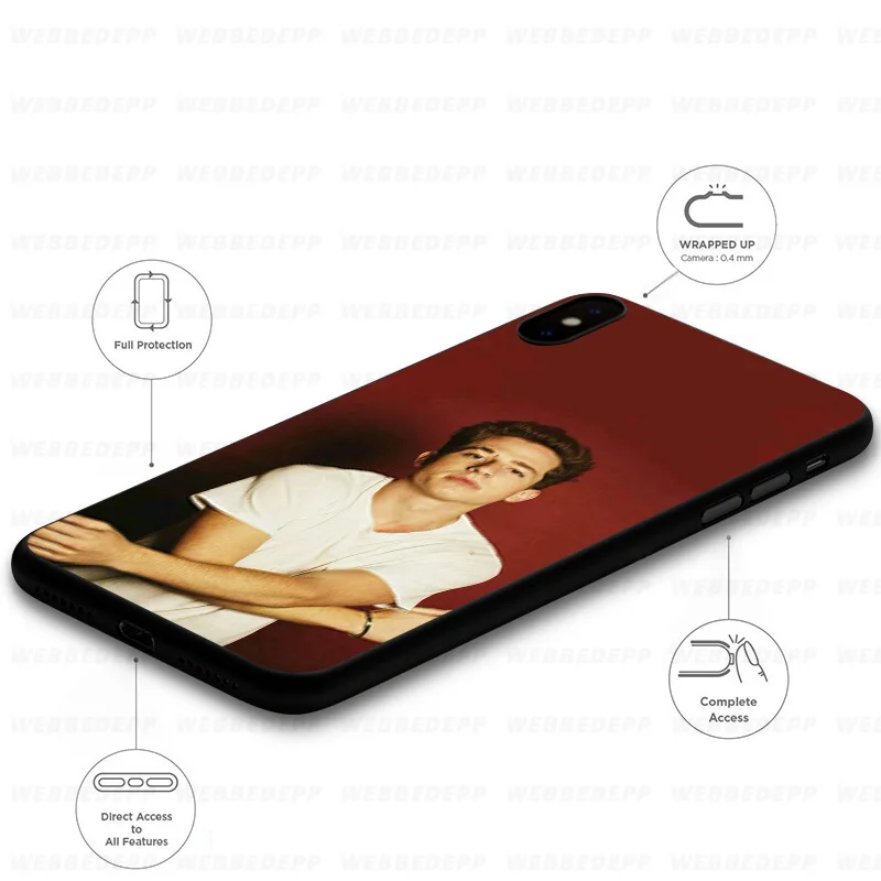 WEBBEDEPP Charlie Puth Rapper Soft Case for Xiaomi Mi 9T 9 8 SE 6 A1 A2 A3 Lite MiA1 MiA2 MiA3 F1 MAX 3 Mi8 CC9E CC9 |