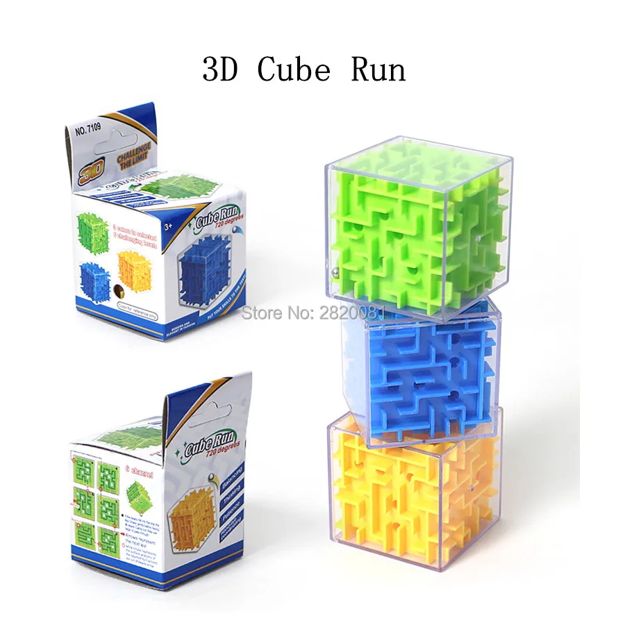3D Магическая игра-лабиринт бегущий куб игрушка 720 градусов ручной глаз