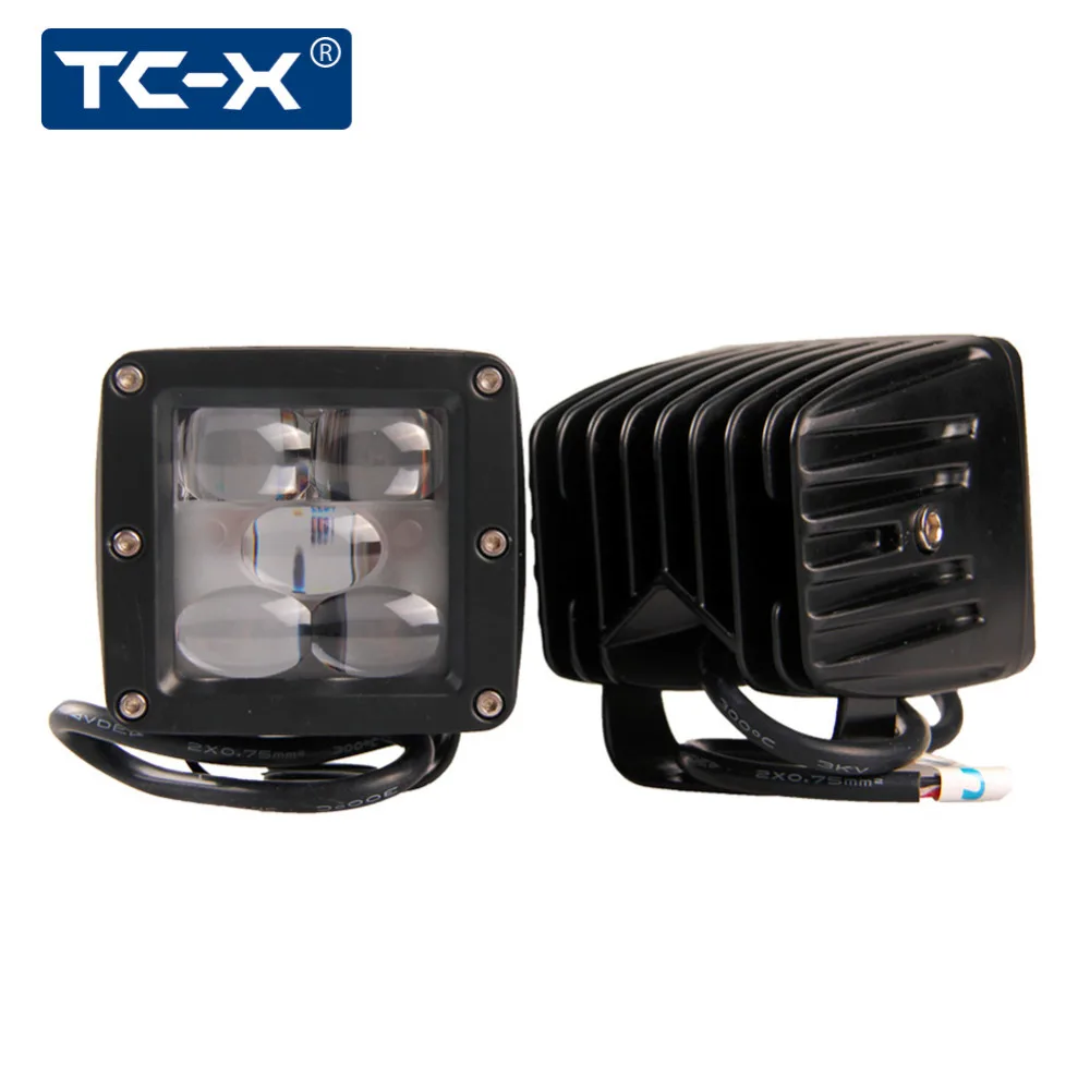 TC-X 5D Светодиодный прожектор сверхдальние расстояния 12/24 В внедорожник мотоциклетные Offroads грузовик работы Свет Внешний пятно Туман огни