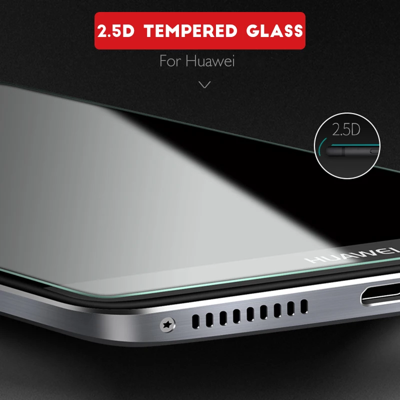 EKDME закаленное стекло для huawei mate 7 8 9 S 4X P8 P9 Lite P10 Plus Защитная пленка для экрана для Honor 7 4C стеклянная пленка
