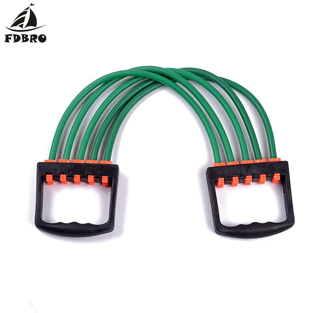 

Indoor sports Chest Expander Puller Exercise Fitness Resistance Elastic Cable Rope Tube YogaChest Expander Multi-function Puller