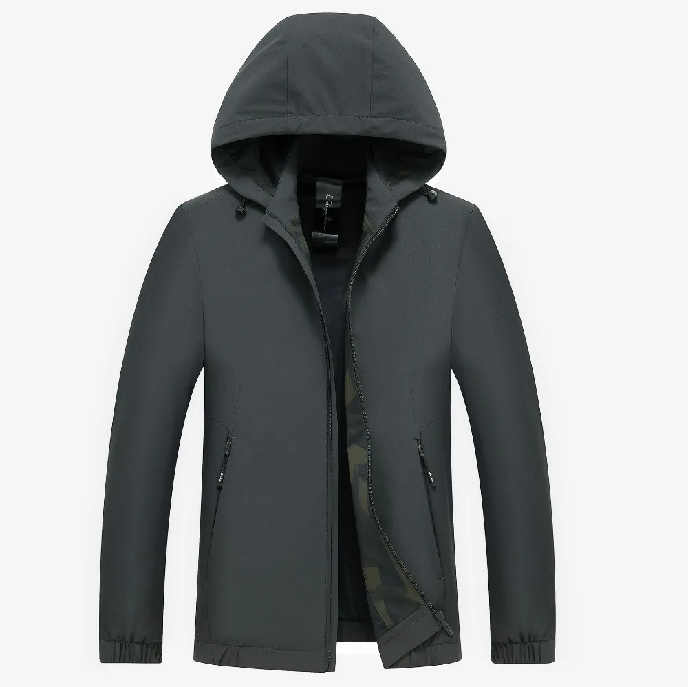 Новинка Весна 2019 мужские куртки с капюшоном хорошего качества | Мужская одежда