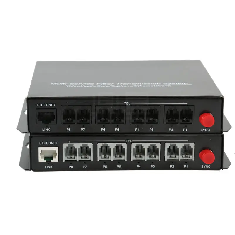 Премиум волоконно-оптический медиаконвертер PCM Voice с 10/100 м Ethernet | Электроника