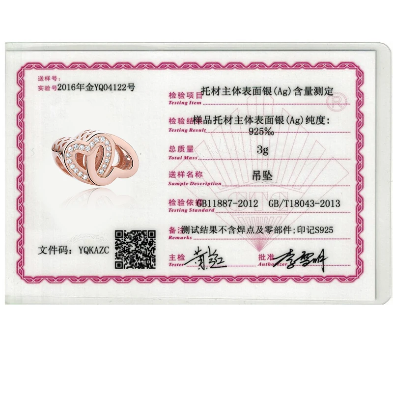 

2019 New 925 Sterling Silver Beads Charm Shining Gold Heart to Heart Charms Fit Original Bracelets Women Jewelry