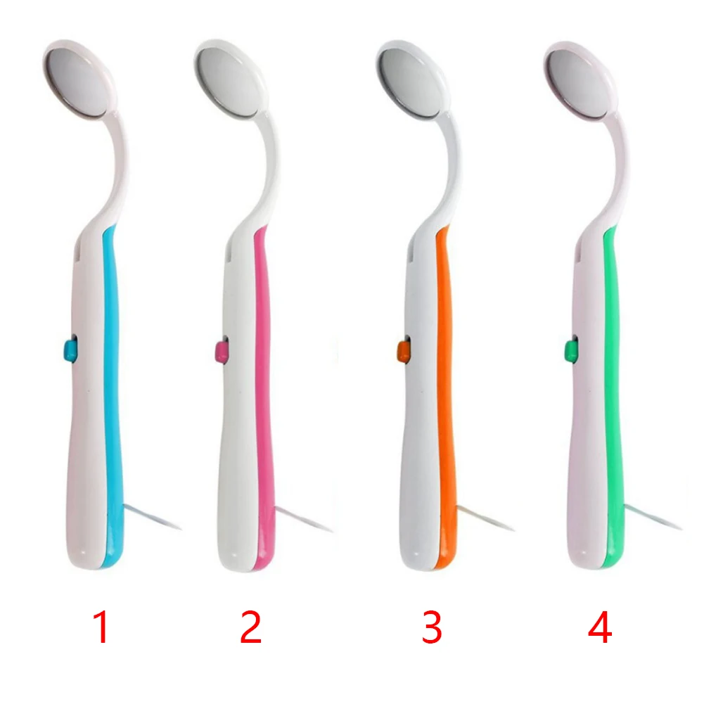 Супер яркие зубы LED свет стоматологическое зеркало с подсветкой инструмент для