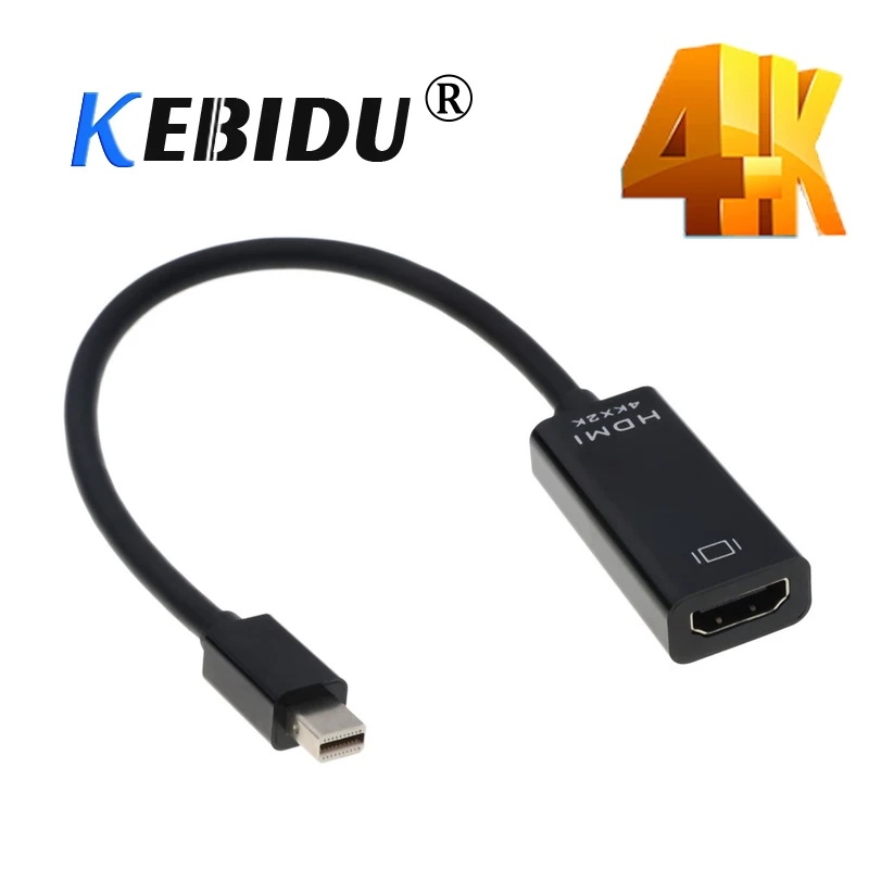 4K с дисплейного порта MiniDP на совместимому HDMI адаптер кабель мини дисплейный Порт