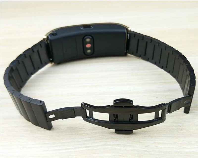Ремешок из нержавеющей стали для наручных часов браслет HUAWEI Talkband B3 B5 16 мм 18 20 22
