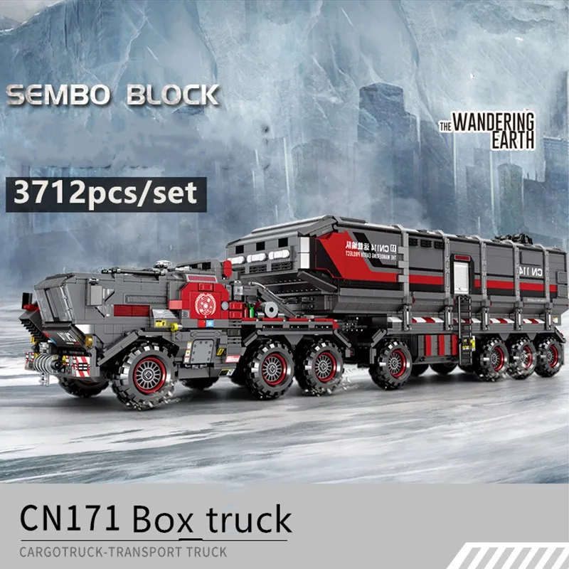Wandering Land CN171 ковш Перевозчик автомобиль Совок грузовик fit военная техника SWAT городской строительный блок кирпичи игрушки