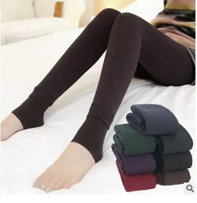 Новинка женские зимние цветные хлопковые утепленные бархатные леггинсы