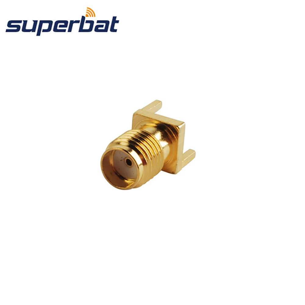 Superbat SMA сквозное отверстие гнездо для монтажа печатной платы диагональный
