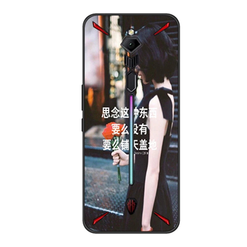 Красивый чехол для Nubia Red magic 3 Мягкая силиконовая задняя крышка для Nubia Redmagic3 чехол для телефона Redmagic 3 NX629J корпус TPU бампер