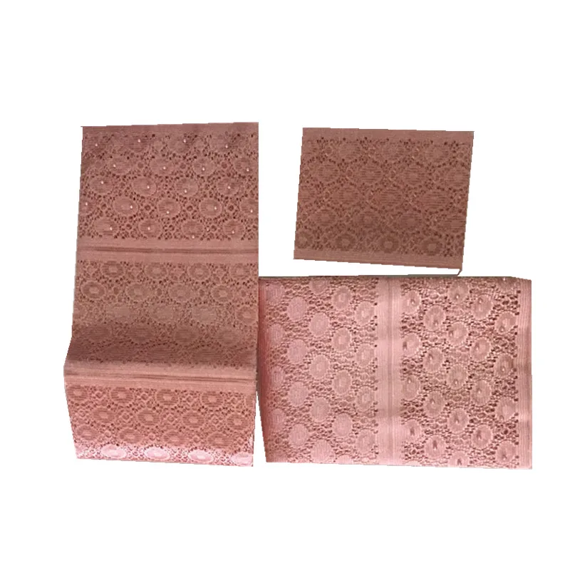 Новый дизайн модные нигерийские aso oke gele головные уборы Вышивка бисером